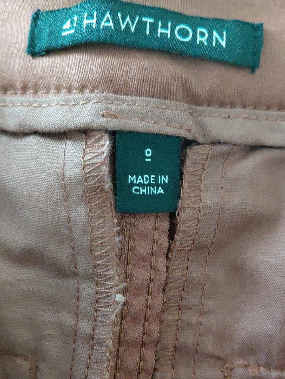 41 Hawthorn Rust Brown Straight Pants - Picture 4 of 4